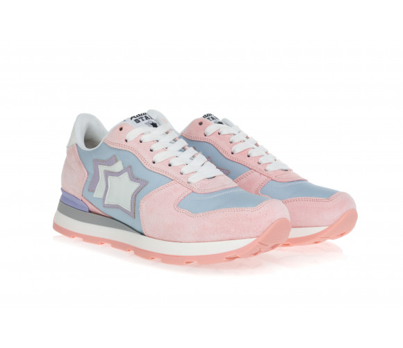 'Vega' Suede & Technical Fabric Sneakers