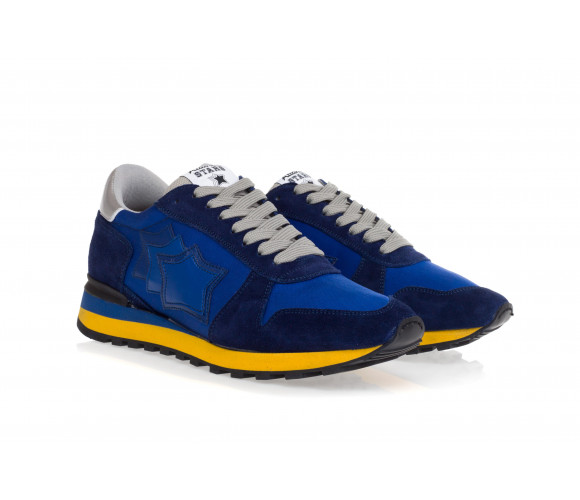 'Argo' Suede & Technical Fabric Sneakers
