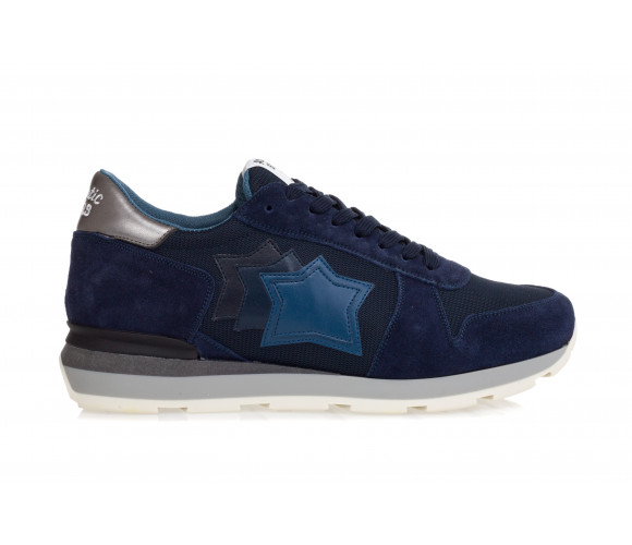 'Sirius' Suede & Technical Fabric Sneakers