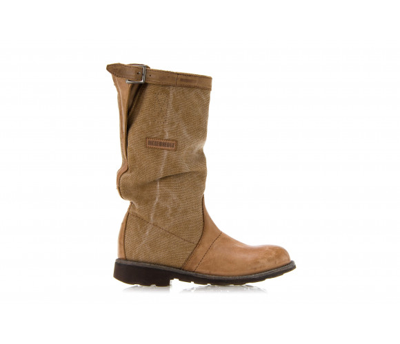 "vintage 435 mid" fabric & leather boots