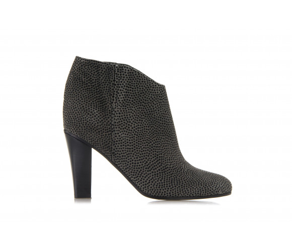 "jen" printed leather ankle boots 