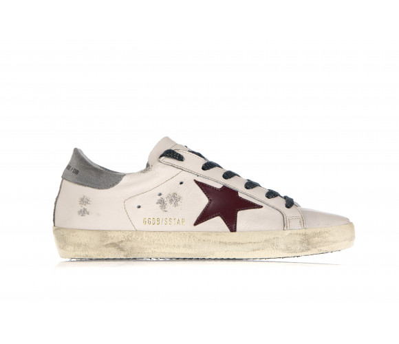 'Superstar' Leather & Suede Sneakers