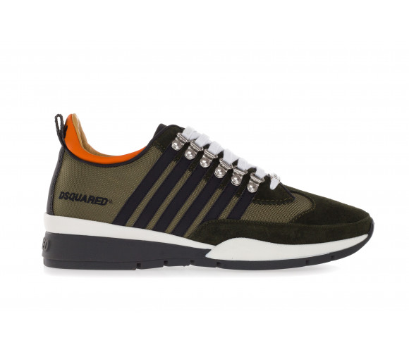 Technical fabric and suede sneakers '251'