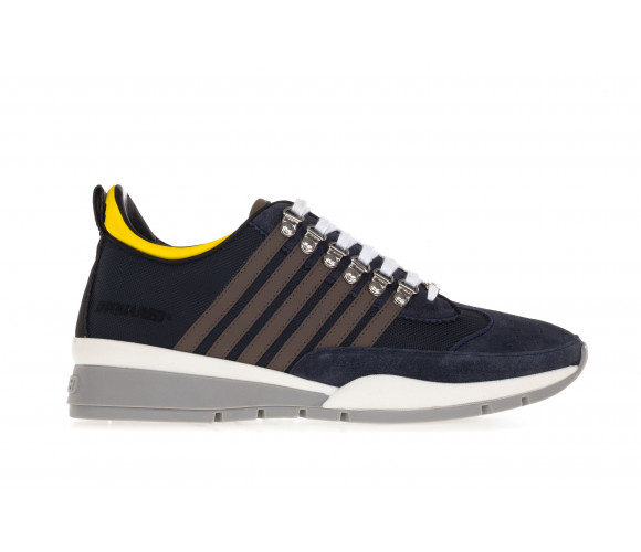 Technical fabric and suede sneakers '251'