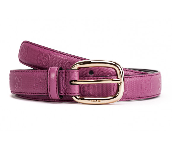 "gg" signature leather belt