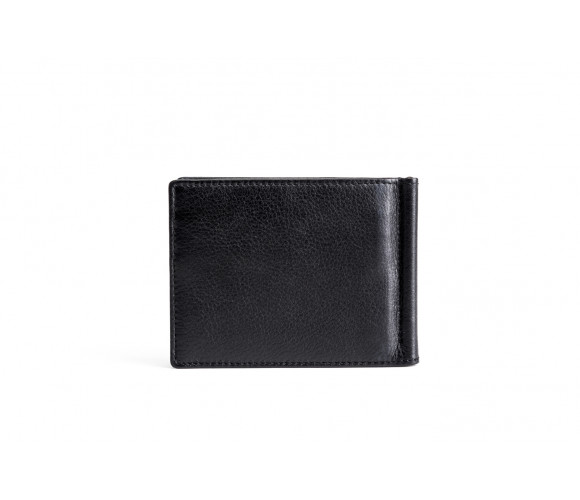 Leather money clip wallet