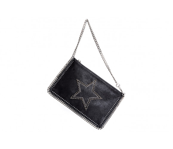 "falabella" studded star pouch