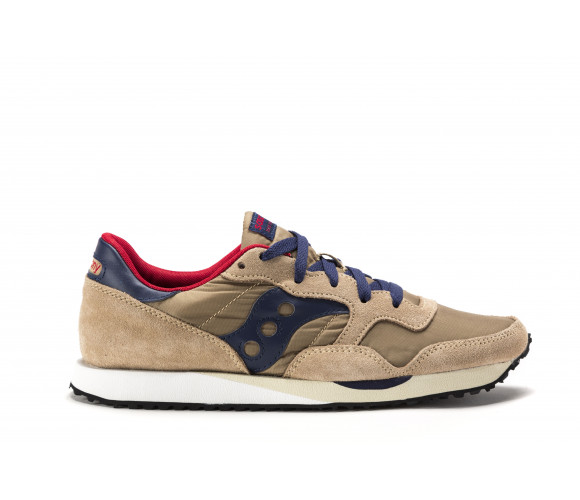 "dxn trainer" suede & fabric sneakers 