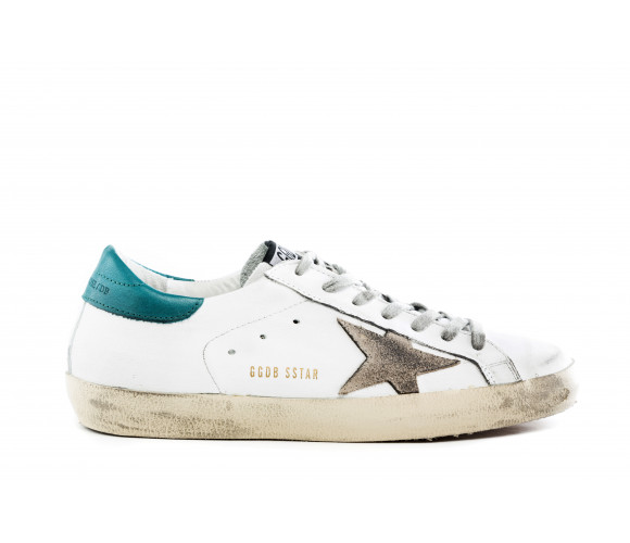 "superstar" vintage leather sneakers