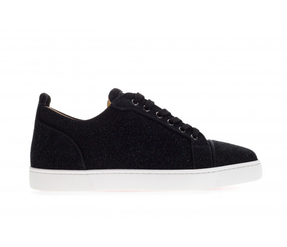 'Louis Junior Orlato Flat' Glittered Leather Sneakers