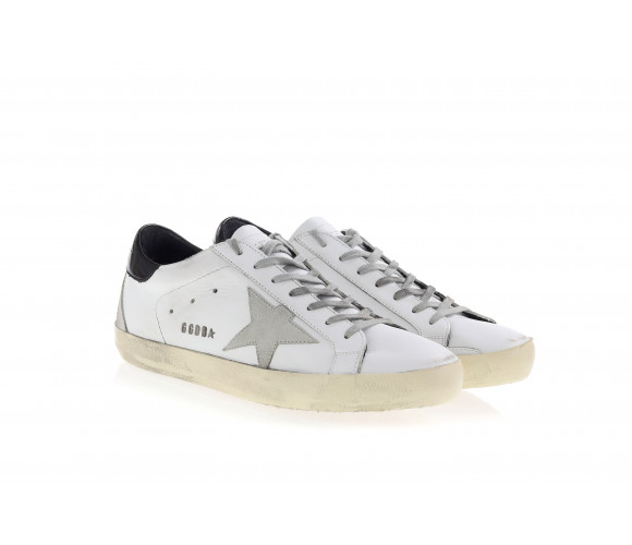 'Superstar' Leather & Suede Sneakers