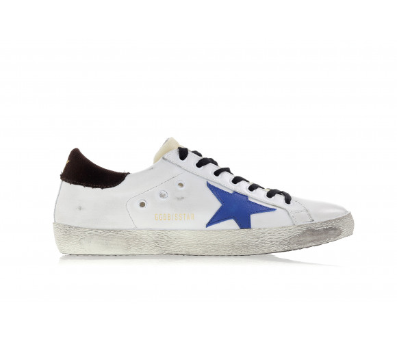 'Superstar' Leather & Textile Sneakers