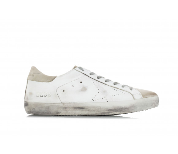 'Superstar' Perforated Leather Sneakers
