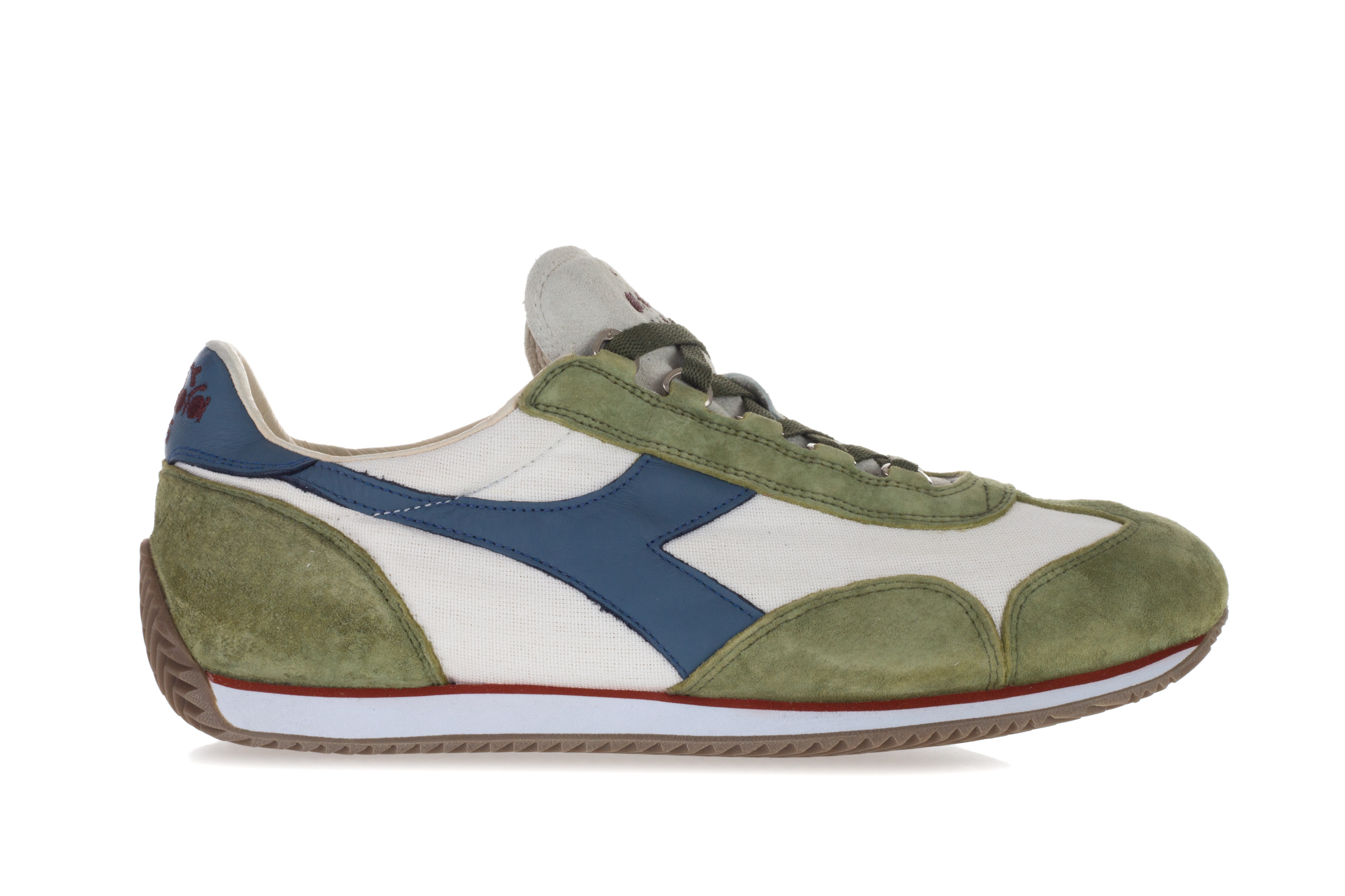 DIADORA HERITAGE EQUIPE STONE WASH VERDE LODEN – MAGIC ROOM Sneakers \u0026  Lifestyle