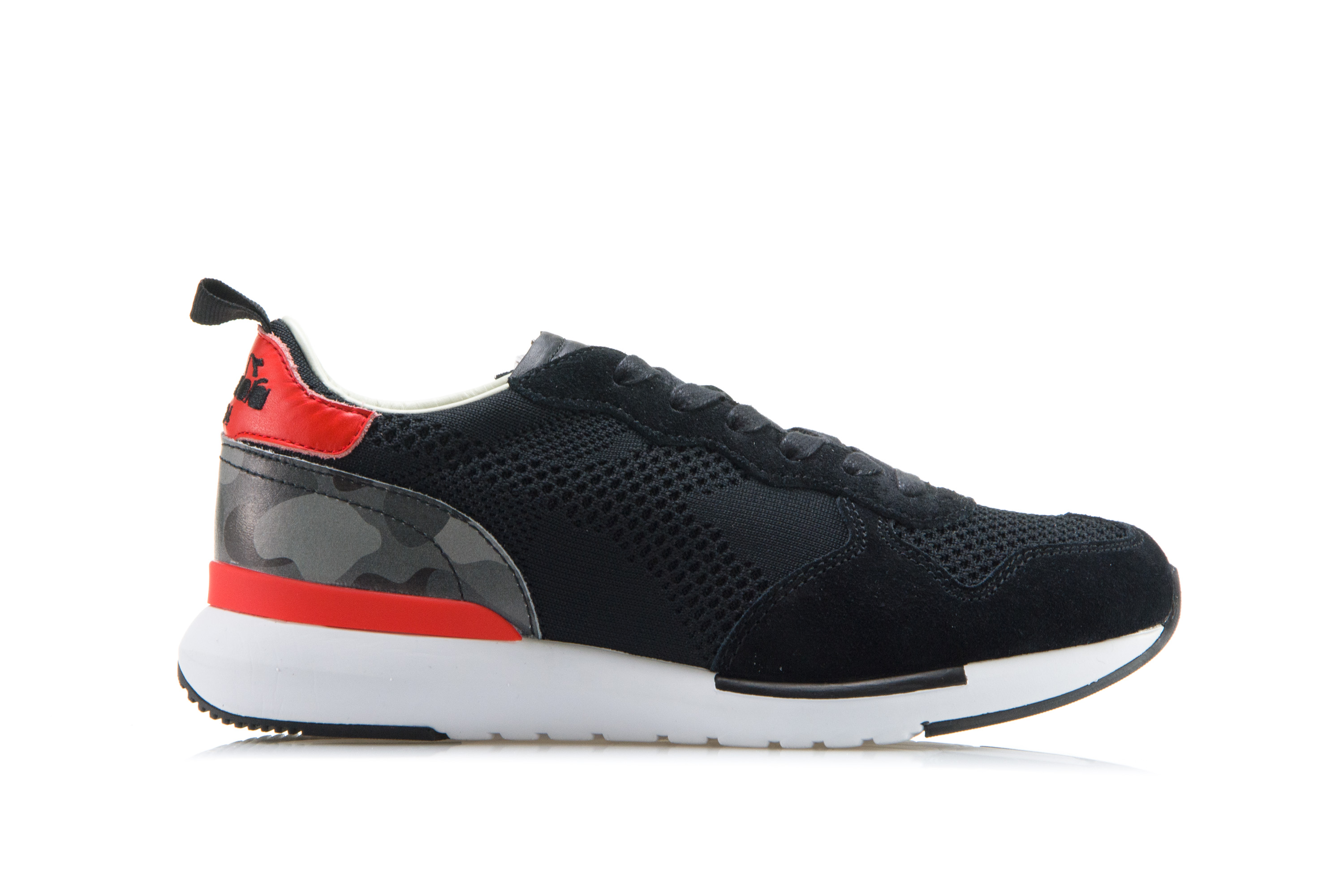DIADORA HERITAGE Scarpe Sneakers Uomo Donna TRIDENT EVO LIGHT Camoscio Nero DIADORA HERITAGE Scarpe Sneakers Uomo Donna TRIDENT EVO LIGHT Camoscio Nero